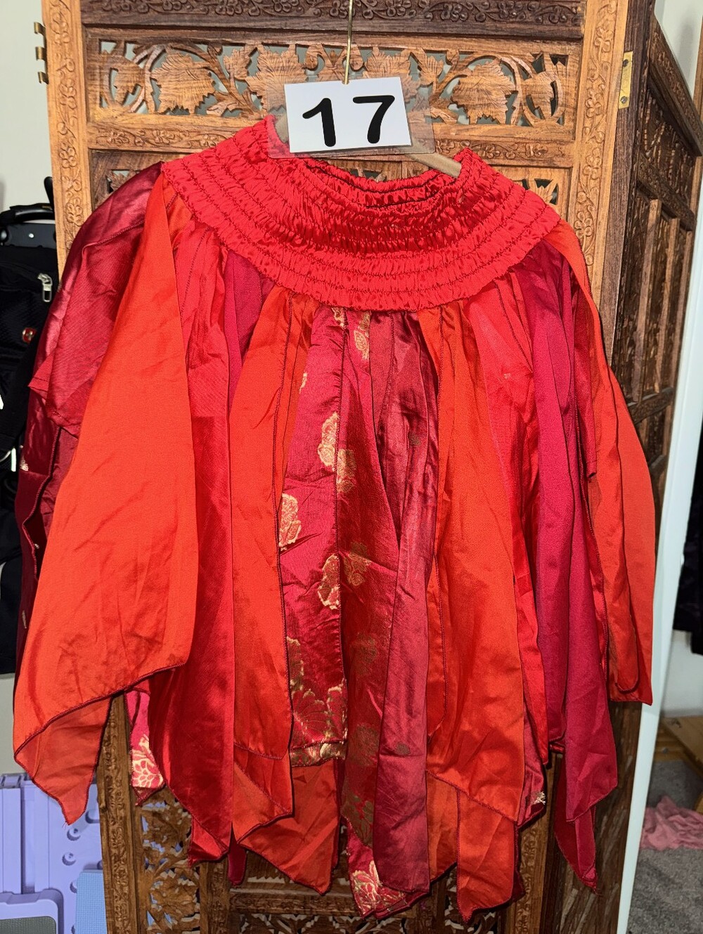 Renaissance Festival Overskirt - Red, Burgundy Varations